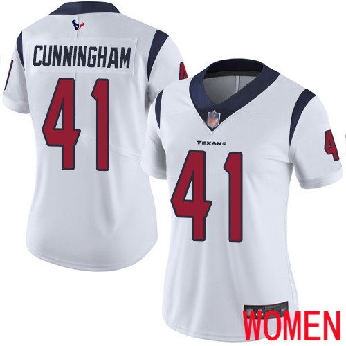 Houston Texans Limited White Women Zach Cunningham Road Jersey NFL Football #41 Vapor Untouchable
